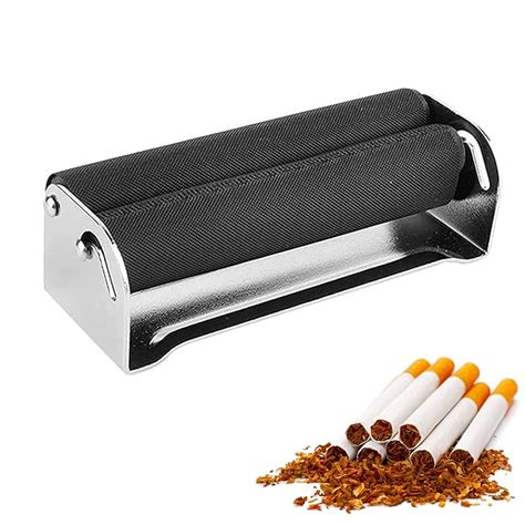 gstar 1 x 70mm metal cigarette roller & storage box|70MM Cigarette Roller with Lid, Metal Cigarette Rolling Machine .